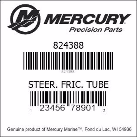 Bar codes for Mercury Marine part number 824388