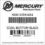 Mercury Marine part number 4000-835416A1 COWL-BOTTOM-BLACK Bar codes for Mercury Marine part number 4000-835416A1