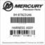 Mercury Marine part number 84-878231A6 HARNESS ASSY Bar codes for Mercury Marine part number 84-878231A6