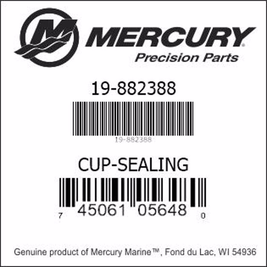 Bar codes for Mercury Marine part number 19-882388