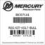 Mercury Marine part number 883071A1 REG KIT-VOLT-BULL Bar codes for Mercury Marine part number 883071A1