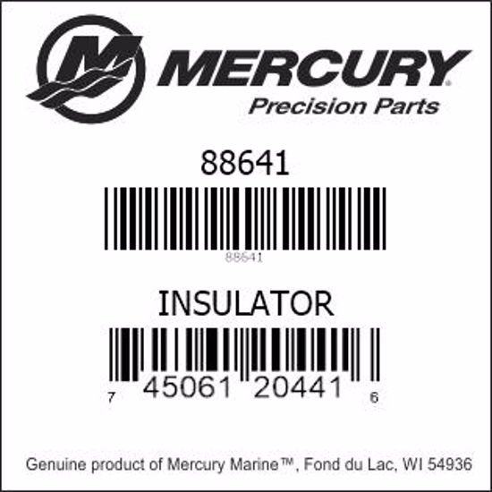 Bar codes for Mercury Marine part number 88641