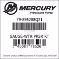 Bar codes for Mercury Marine part number 79-895288Q21