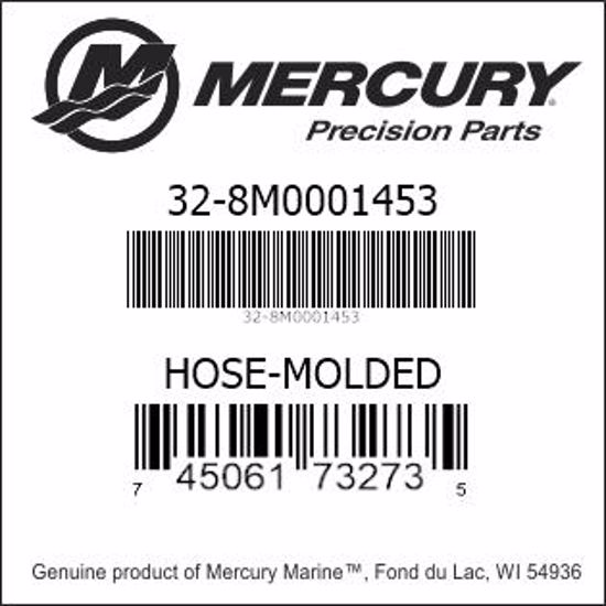Bar codes for Mercury Marine part number 32-8M0001453