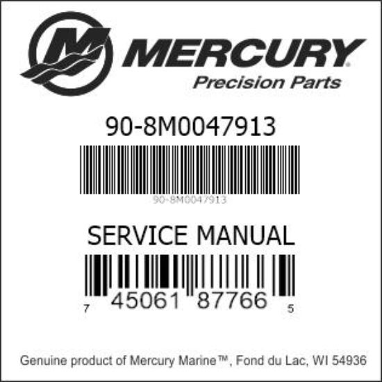 Bar codes for Mercury Marine part number 90-8M0047913