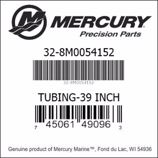 Bar codes for Mercury Marine part number 32-8M0054152