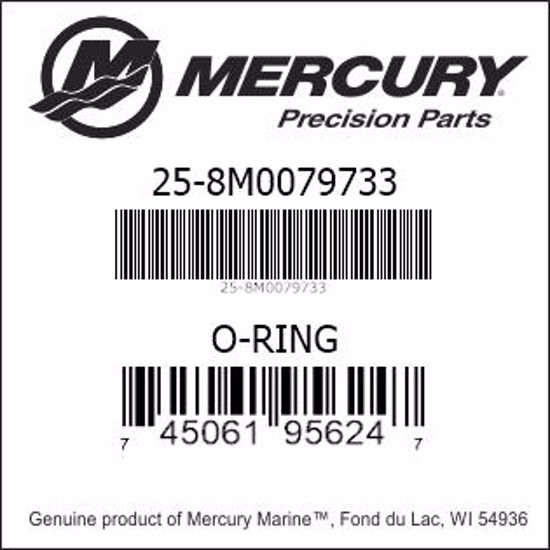 Bar codes for Mercury Marine part number 25-8M0079733