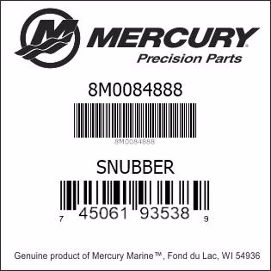 Bar codes for Mercury Marine part number 8M0084888