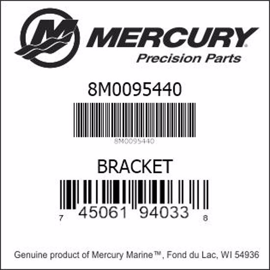 Bar codes for Mercury Marine part number 8M0095440