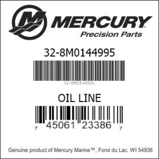 Bar codes for Mercury Marine part number 32-8M0144995