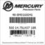 Mercury Marine part number 48-8M0160041 500 14.75LH37 18R Bar codes for Mercury Marine part number 48-8M0160041