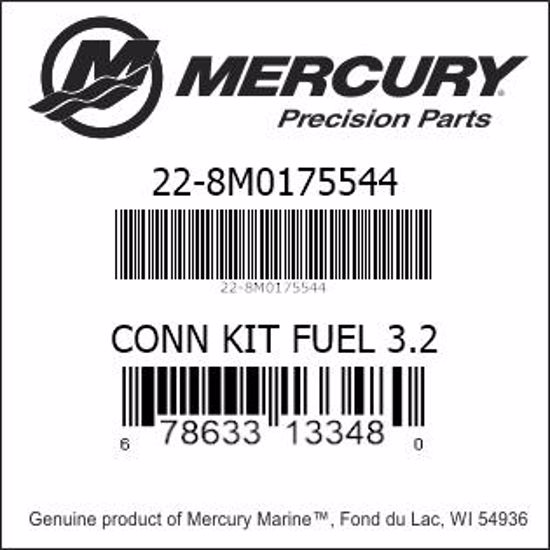 Bar codes for Mercury Marine part number 22-8M0175544