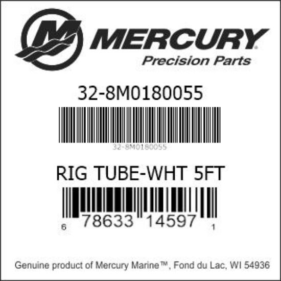 Bar codes for Mercury Marine part number 32-8M0180055