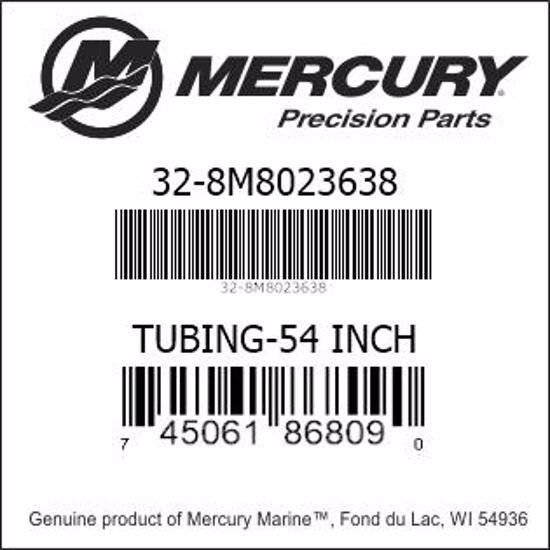 Bar codes for Mercury Marine part number 32-8M8023638