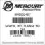 Mercury Marine part number 8M9002487 SCREW, HEX FLANGE HD CAP Bar codes for Mercury Marine part number 8M9002487