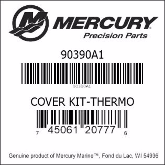 Bar codes for Mercury Marine part number 90390A1