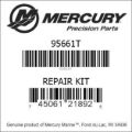 Bar codes for Mercury Marine part number 95661T