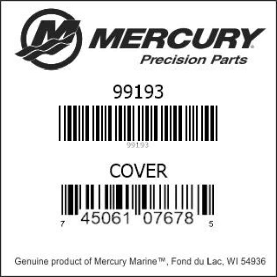 Genuine Mercury Marine parts, large inventory, fast shipping. Mercury