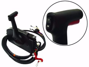Show details for Mercury Outboard 8M0178537 Side Mount Control w Trim 20 Ft, 14 Pin Picture of Mercury Outboard 8M0178537 Side Mount Control w Trim 20 Ft, 14 Pin
