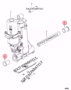 Show details for Mercury Outboard 8M0168241 Complete Trim Kit Picture of Mercury Outboard 8M0168241 Complete Trim Kit