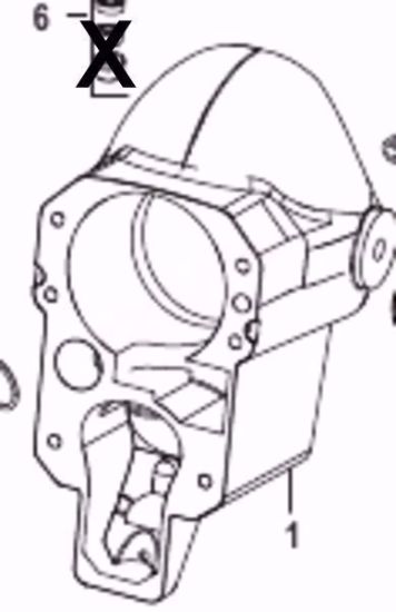 Mercury-Mercruiser 806031A2 Bell Housing Assembly Alpha Gen 2