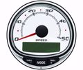 79-8M0135659 Speedometer 50 MPH White No Logo
