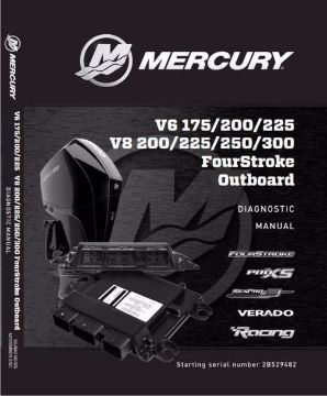 Show details for Mercury Outboard 90-8M0182076 Diagnostic Service Manual V6 V8 4 Stroke Picture of Mercury Outboard 90-8M0182076 Diagnostic Service Manual V6 V8 4 Stroke