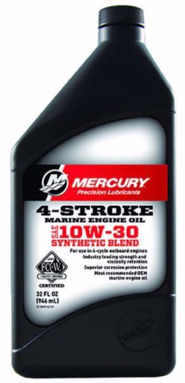 Picture of Mercury-Mercruiser 8M0142141 Synthetic Blend 10W-30 Marine Engine Oil
