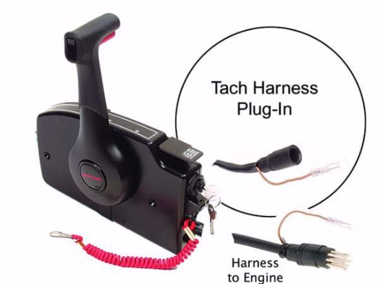 Picture of Mercury Outboard 8M0178528 Side Mount Control Port/Stbd 15' 8 Pin