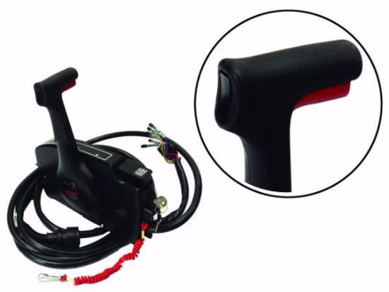 Picture of Mercury Outboard 8M0178538 Side Mount Control No Trim 14 Pin 15 Ft.