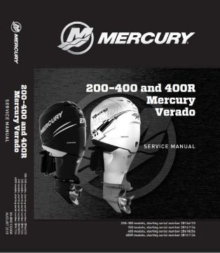 Show details for Mercury Outboard 90-8M0133008 Service Manual Verado 200-400 & 400R Picture of Mercury Outboard 90-8M0133008 Service Manual Verado 200-400 & 400R