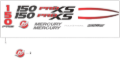 Picture of Mercury Outboard 37-8M0144448 Decal Set 150 ProXS