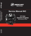 Picture of Mercury-Mercruiser 90-8M0041669 Factory Service Manual 4.3L MPI EC Alpha
