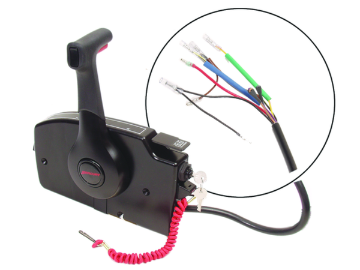 Show details for Mercury-Mercruiser 8M0178532 Side Mount Control No Power Trim Picture of Mercury-Mercruiser 8M0178532 Side Mount Control No Power Trim