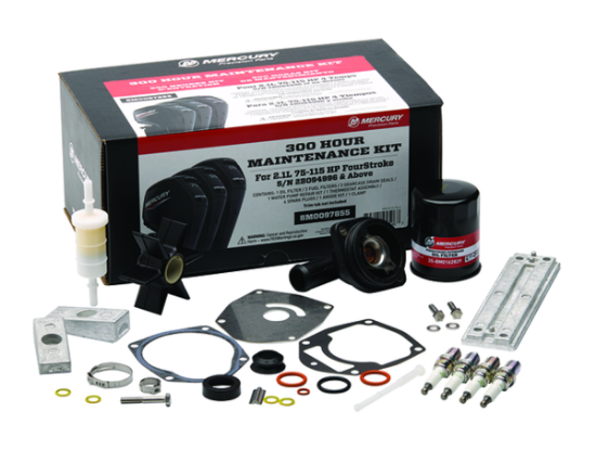 Picture of Mercury Outboard 8M0097855 75-115 HP Service Kit 300 HR 2.1L 2B094996 and Up