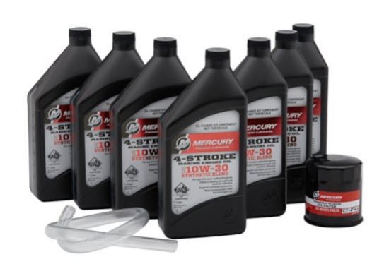 Picture of Mercury-Mercruiser 8M0187621 Oil Change Kit 175-300 HP V6/V8 10W30 4 Stroke