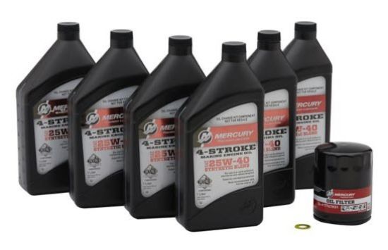 Mercury Outboard 8M0188358 Oil Change Kit Verado L4 150-200 HP