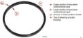 Picture of Mercury-Mercruiser 98-8M0153478 Steering Actuator Seal Kit Zeus 3000