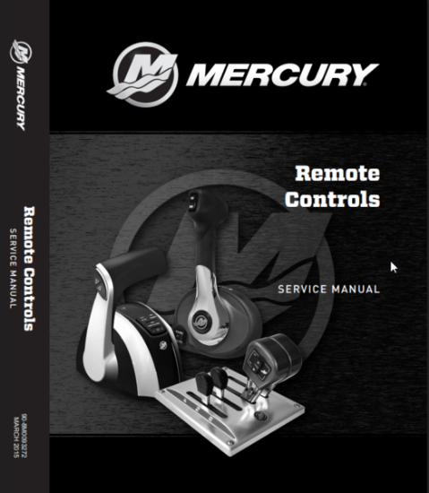 Picture of Mercury-Mercruiser 90-8M0093272 Service Manual Remote Controls