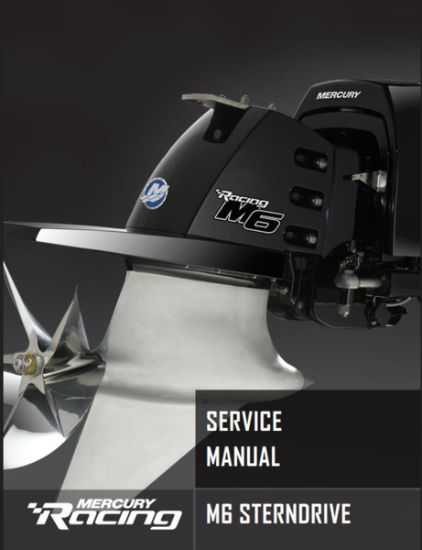 Picture of Mercury-Mercruiser 90-8M0117142 Service Manual M6 Sterndrive