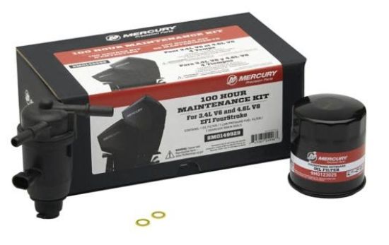 Picture of Mercury Outboard 8M0149929 175-300 HP V6 & V8 4 Stroke Service Kit 100 Hr.