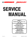 Picture of Mercury Outboard 90-824052R3 Service Manual V6 135-225