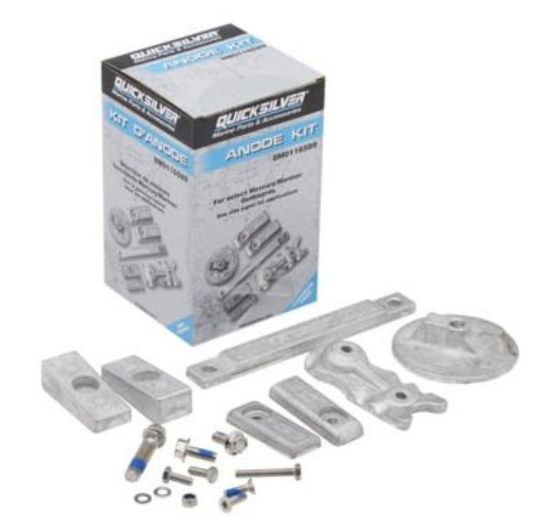 Picture of Mercury Outboard 97-8M0116589 Aluminum Anode Kit - 350 & 400 Verado