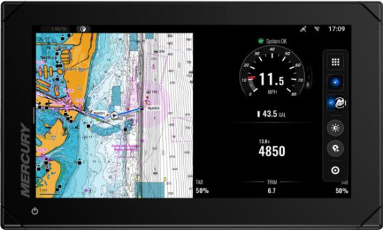 Picture of Mercury VesselView 905 9-Inch Next Generation Display Base Kit – 8M0246771