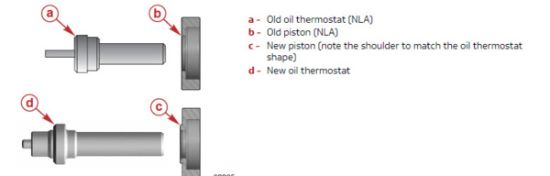 Picture of Mercury-Mercruiser 8M0231826 Oil Thermostat with Piston