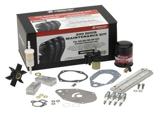 Mercury 40 50 60 HP 300 Hour Outboard Service Kit 8M0113483